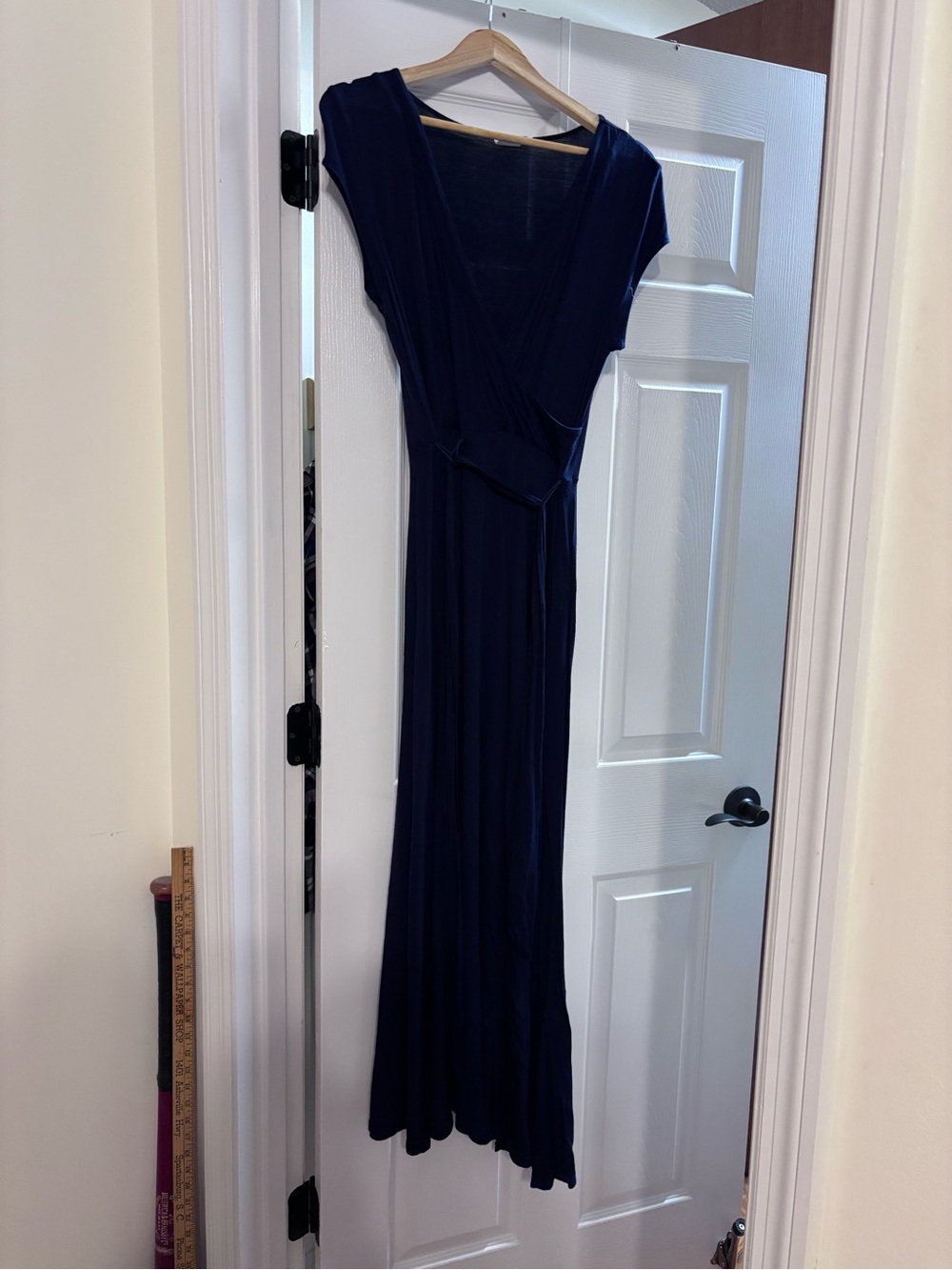 new directions Deep Navy Wrap Maxi Dress